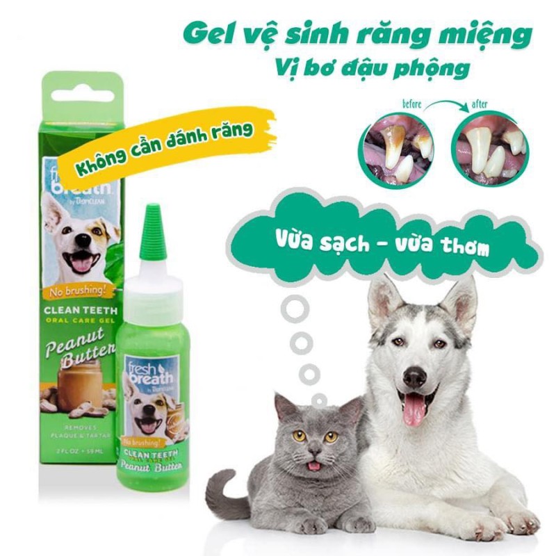 Gel Răng Miệng Cho Chó, Mèo Fresh Breath