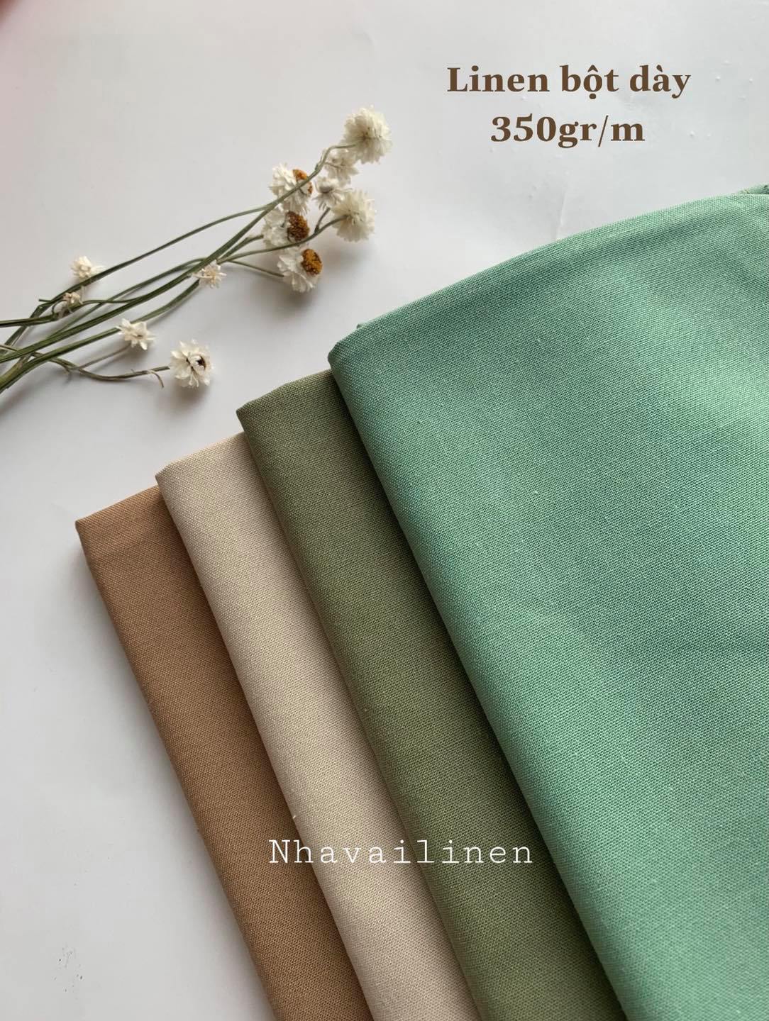 [HCM]Vải linen bột dày