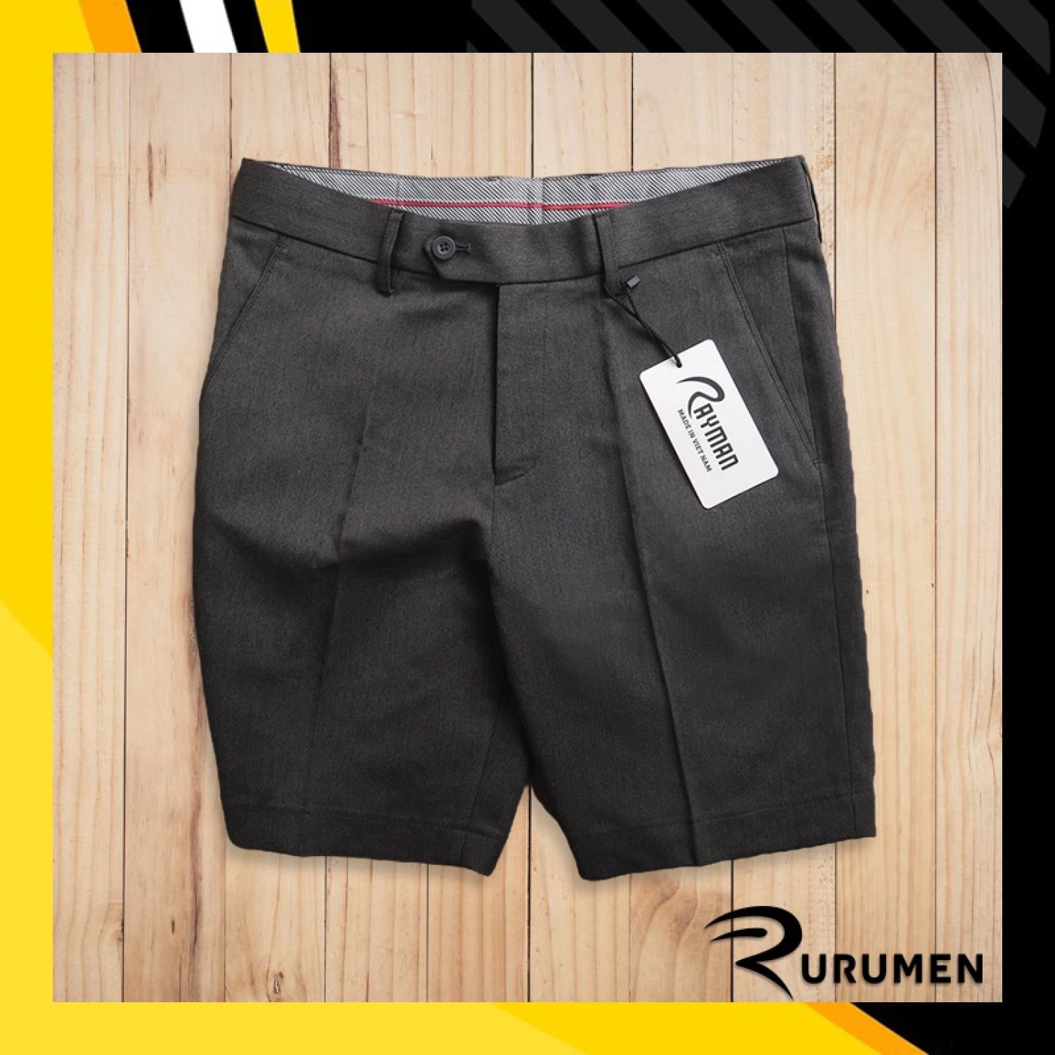 Quần short tây nam rayman rurumen quần đùi ngắn tây âu vnxk sang trọng - qb392