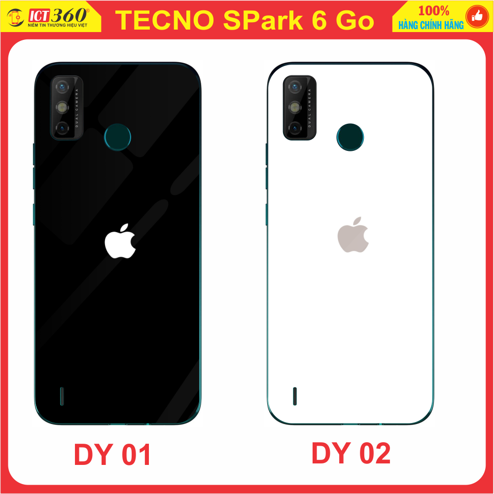Ốp lưng kính tecno spark 6 go - spark go 2020 - nhận in ảnh theo yêu cầu