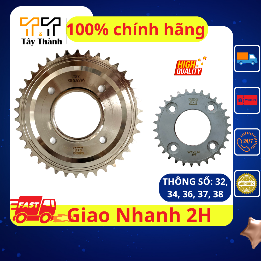 Dĩa wave độ 32 34 Dành Cho WAVE RS