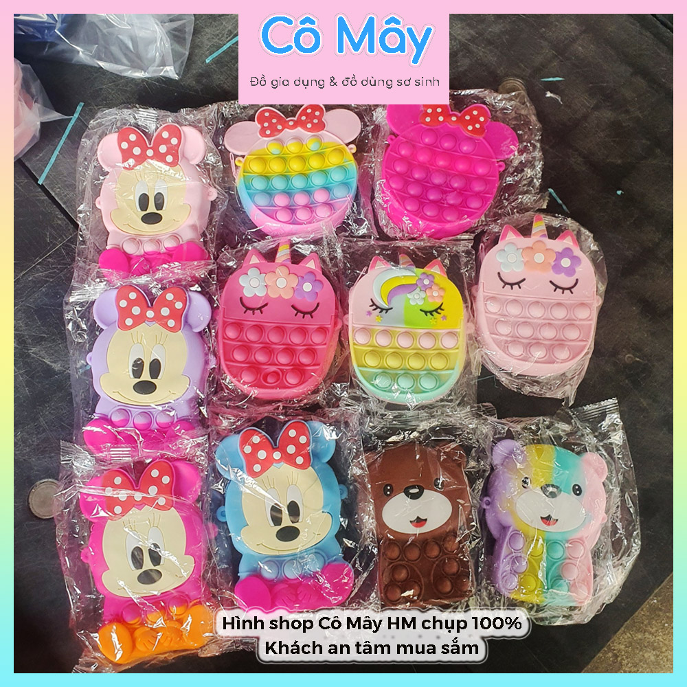[4 mẫu] Túi đeo Pop it xinh xắn cho bé