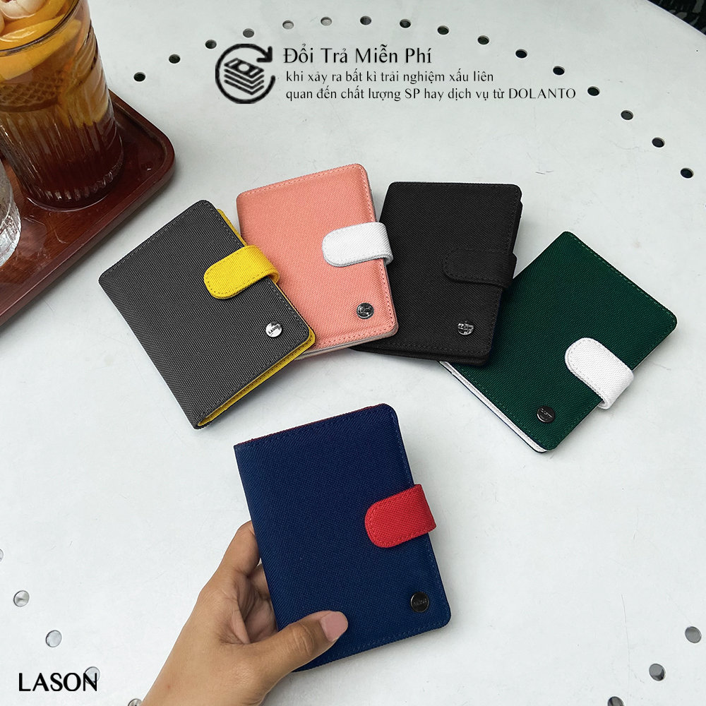 Ví DOLANTO BRAND® Button Wallet - Đứng