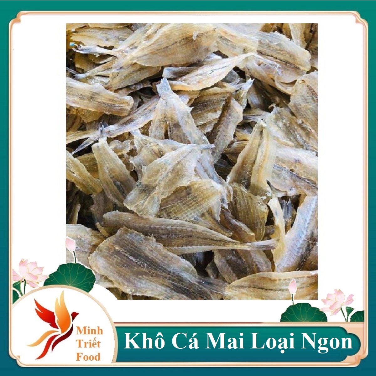 1 KG KHÔ CÁ MAI  , RẮC MÈ THƠM NGON- Đặc Sản Minh Triết