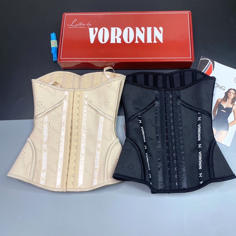 [ Combo Tặng nối + lót liner] Đai Latex BIẾN NHIỆT Voronin Cao Cấp ( mẫu mới)