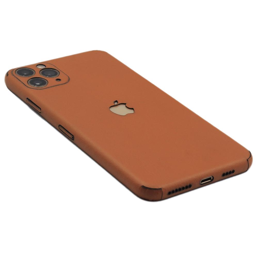 Dán da full viền iphone 11 Pro/iPhone 11 Pro Max, làm từ da thật cao cấp - Chính hãng Davis