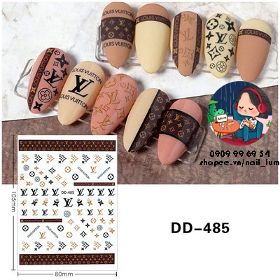 [HCM][Video Thực Tế] Nail Sticker - Dán Móng Tay - Bộ Sưu Tập Thương Hiệu