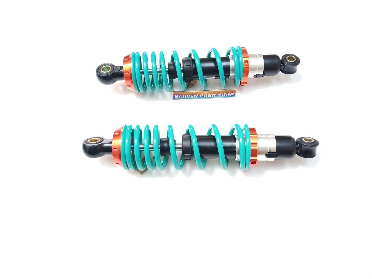 Phuộc sau xe sirius racing boy xanh nitron 1 cặp