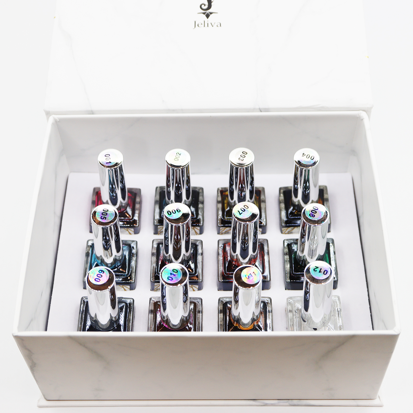 Set cồn loang nail Jeliva 15 màu