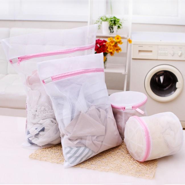 Túi Lưới Đựng Quần áo Máy Giặt (Trắng)