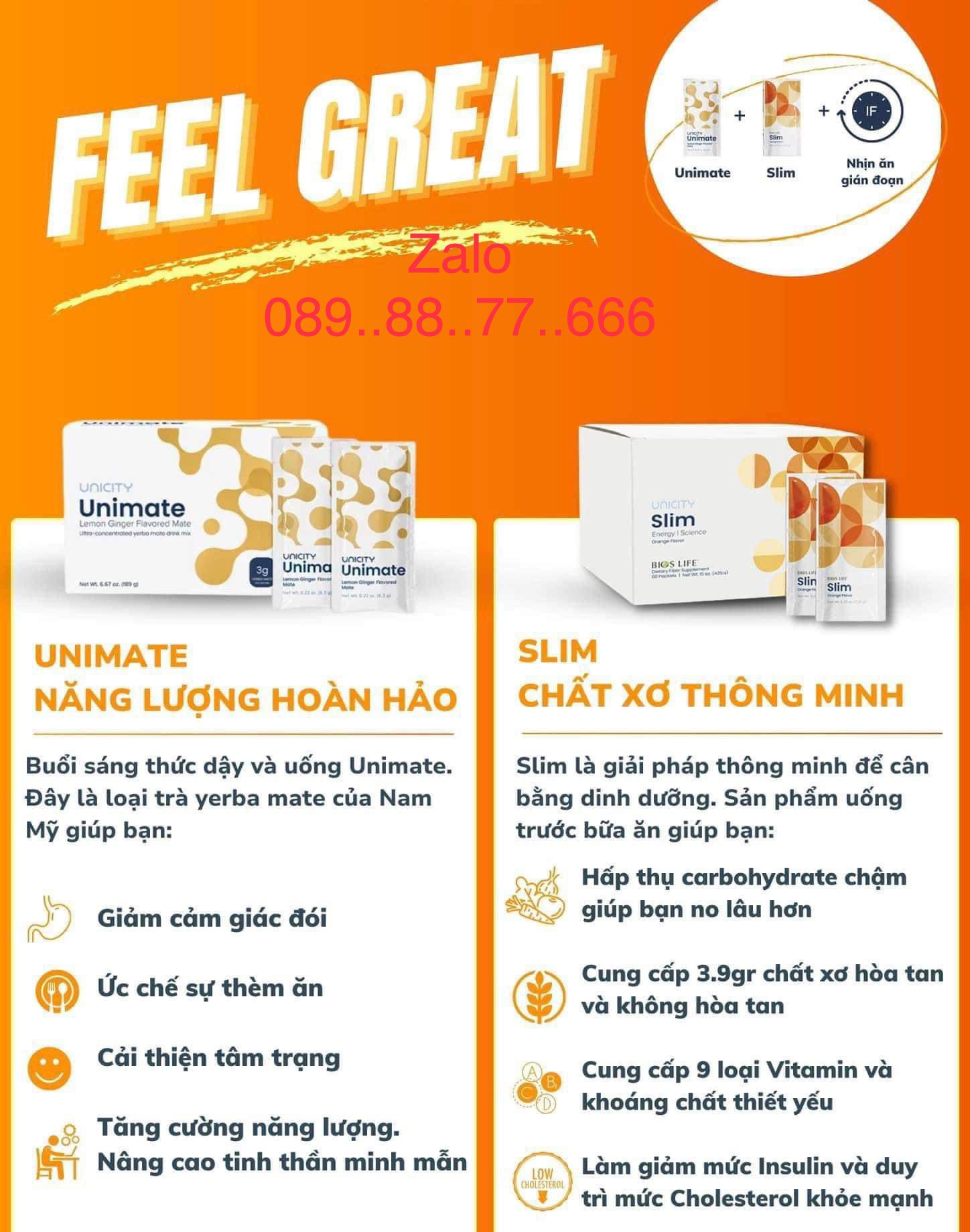 Bột pha slim 60 gói