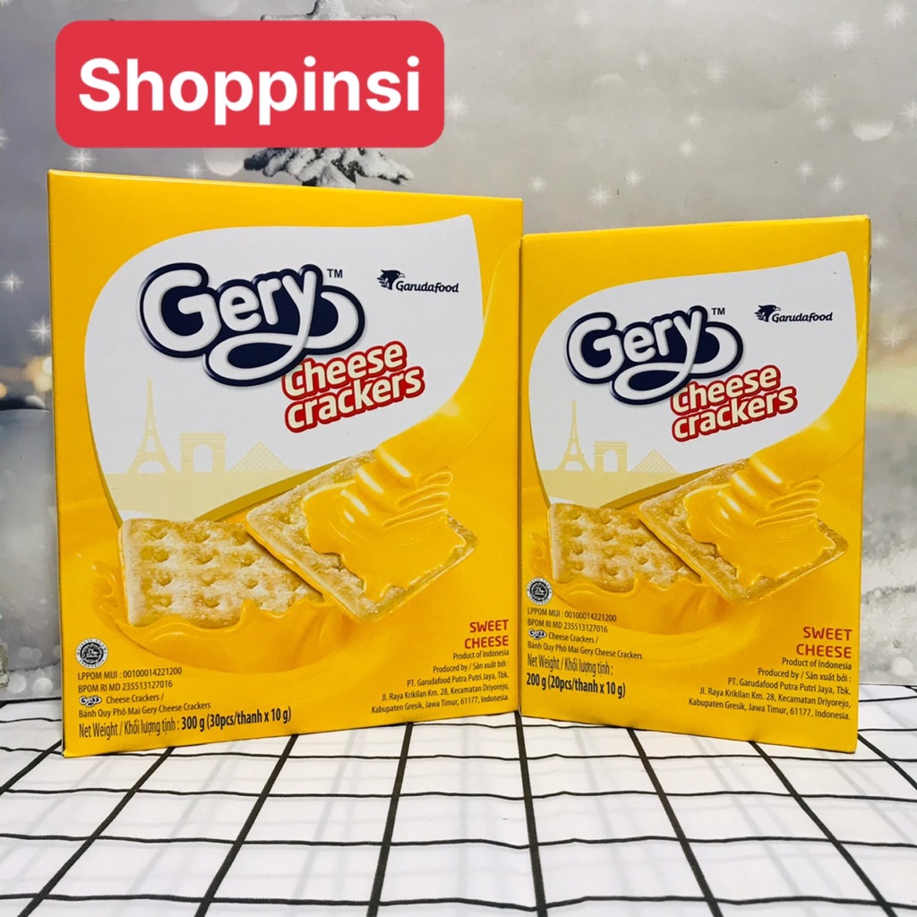 Bánh Gery Phô Mai Cheese Cracker 180g-270g