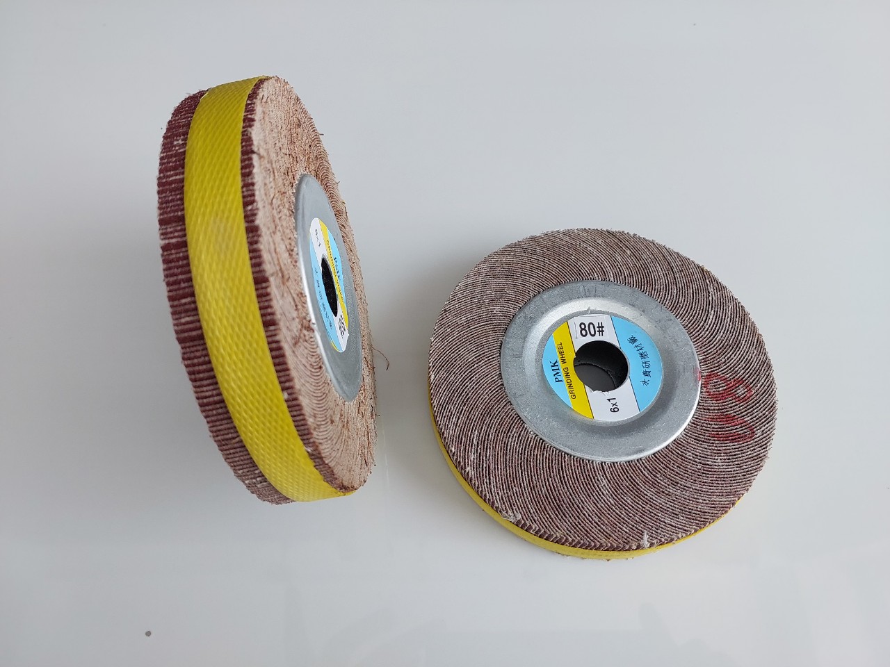 Nhám bánh xe 6"x1, độ hạt #80