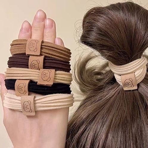 Dây buộc tóc co giãn xinh xắn nhiều màu