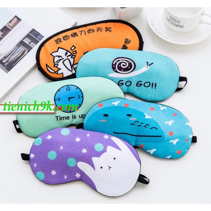 Bịt mắt ngủ kèm túi gel nước che mắt cao cấp