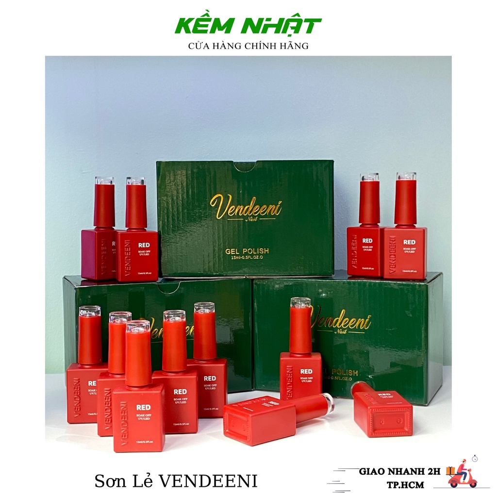 Lẻ Sơn Gel VENDEENI Sơn Móng 15ml Siêu Đẹp