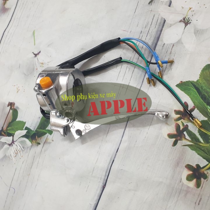 Cụm công tắc BÊN PHẢI  xe CUB 82 (có đề ) - chất liệu được làm từ hợp kim nhôm - A2735