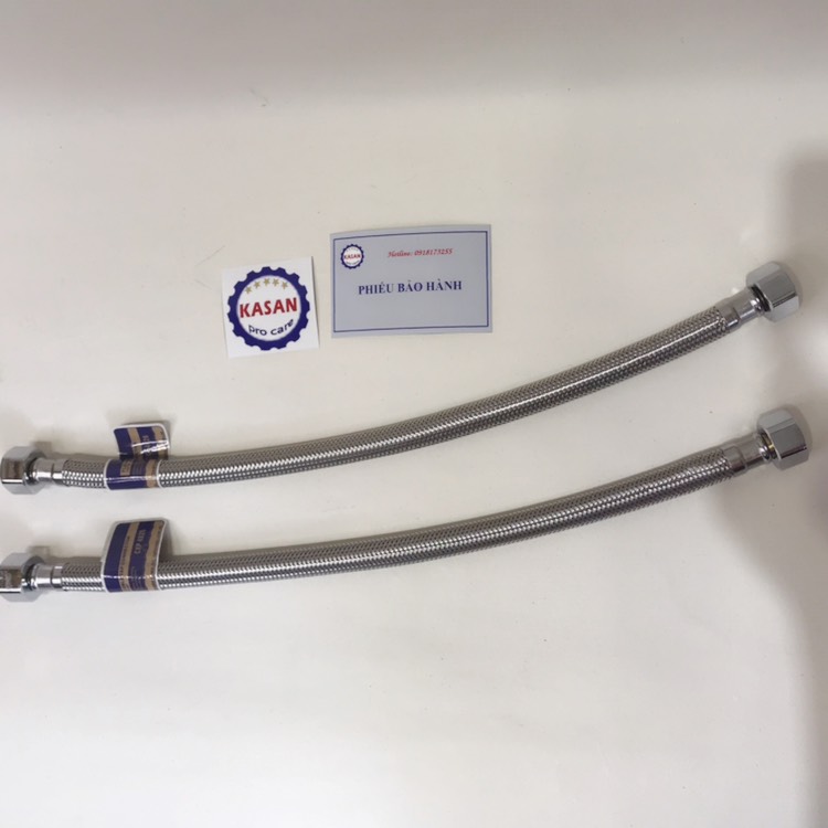 Dây cấp bình nóng lạnh ,dây cấp inox avento 40cm, 60 cm