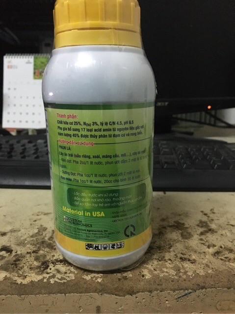 Siêu Vọt Đọt - đạm cá và rong biển chai 500ml