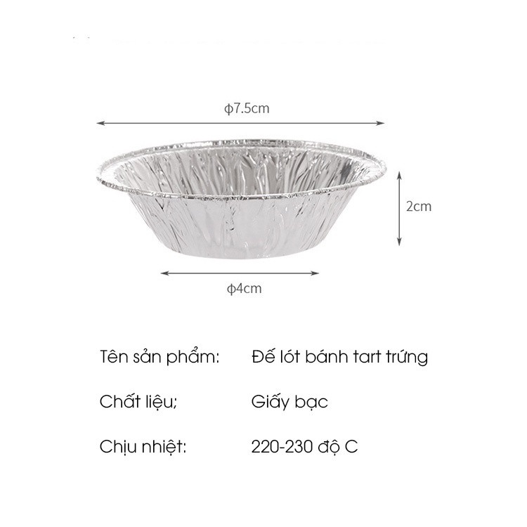 Combo 50 khuôn giấy bạc làm bánh