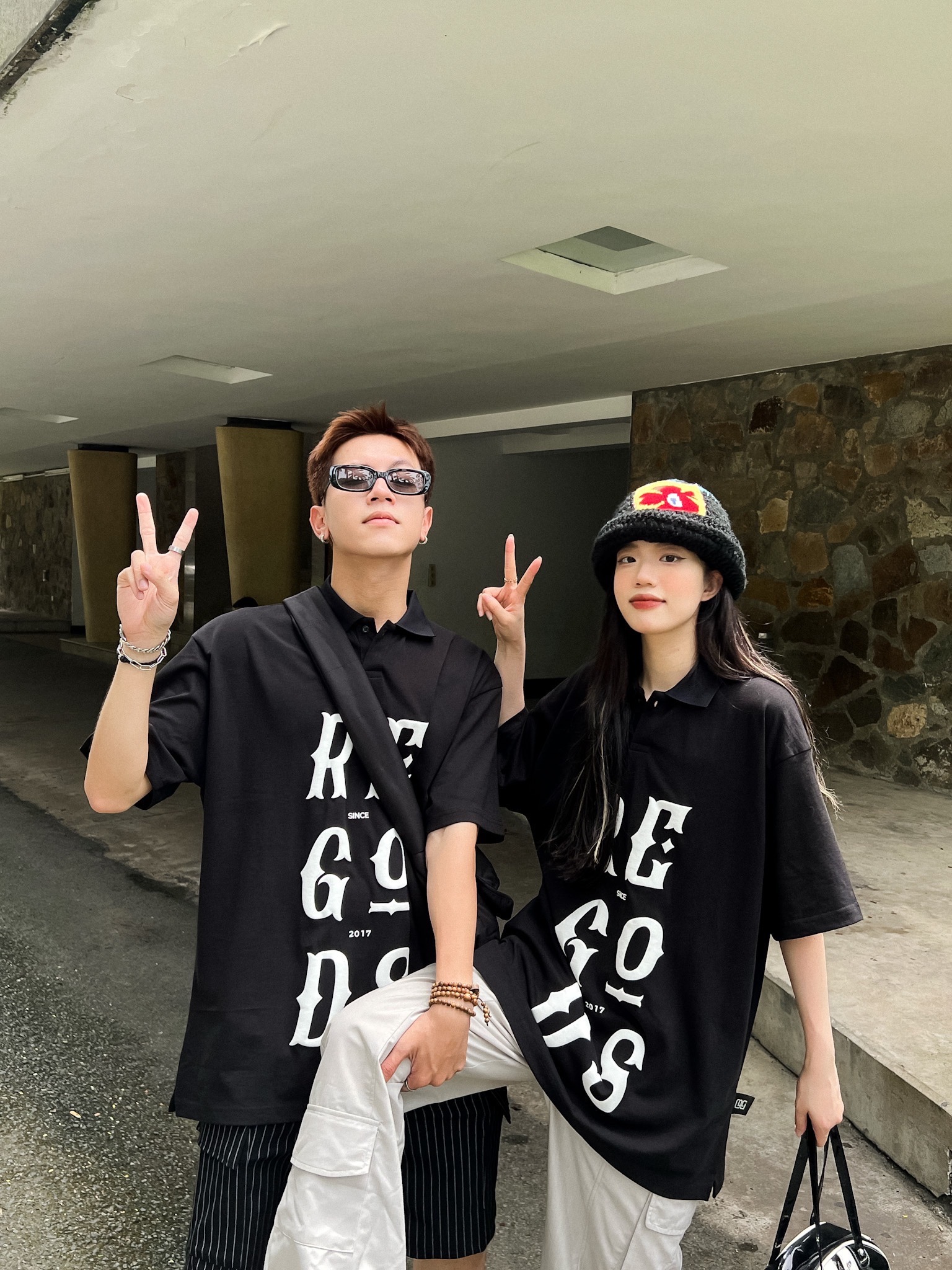 Áo thun có cổ Regods SS1 unisex form rộng ( POLO BASIC SS1)