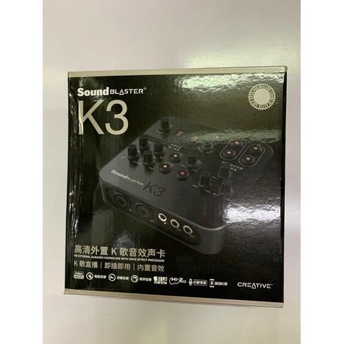 Sound card livestream Creative Sound Blaster K3