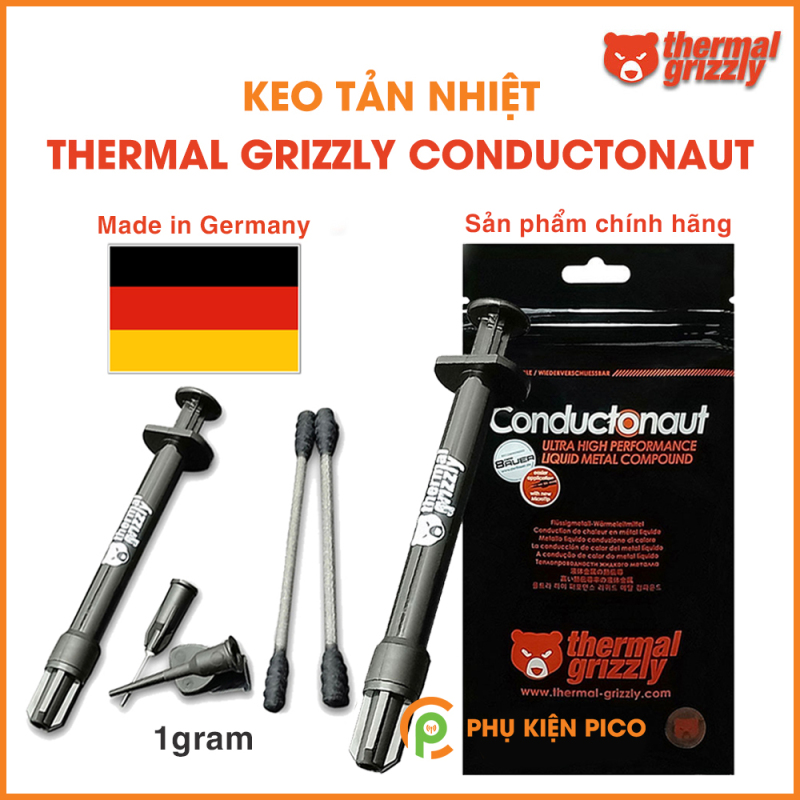Keo tản nhiệt kim loại lỏng Thermal Grizzly Conductonaut 1 Gram