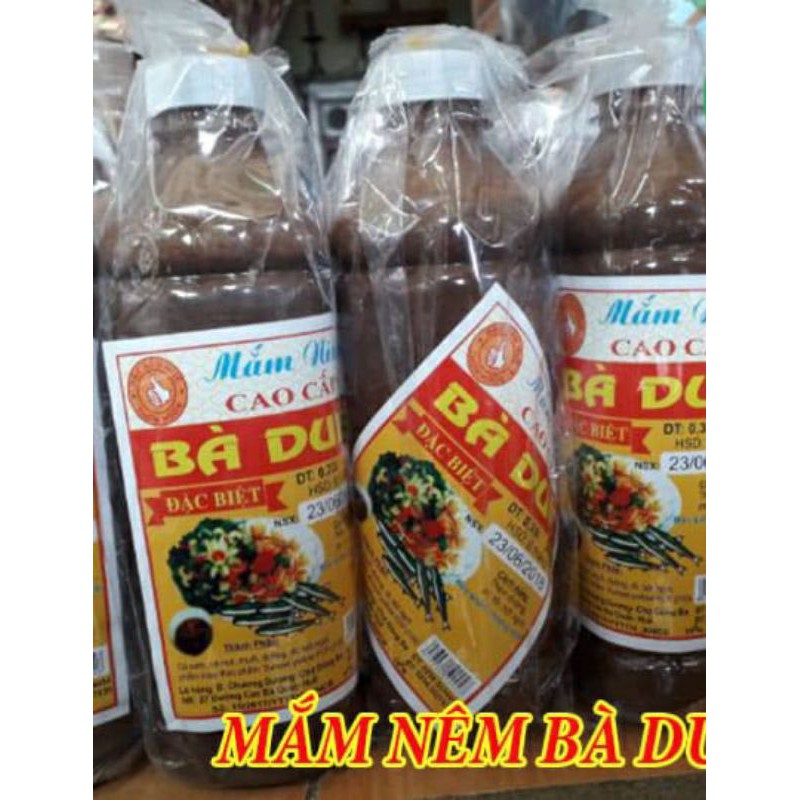 3 chai mắm nêm Bà Duệ 500ml đặc sản Huế