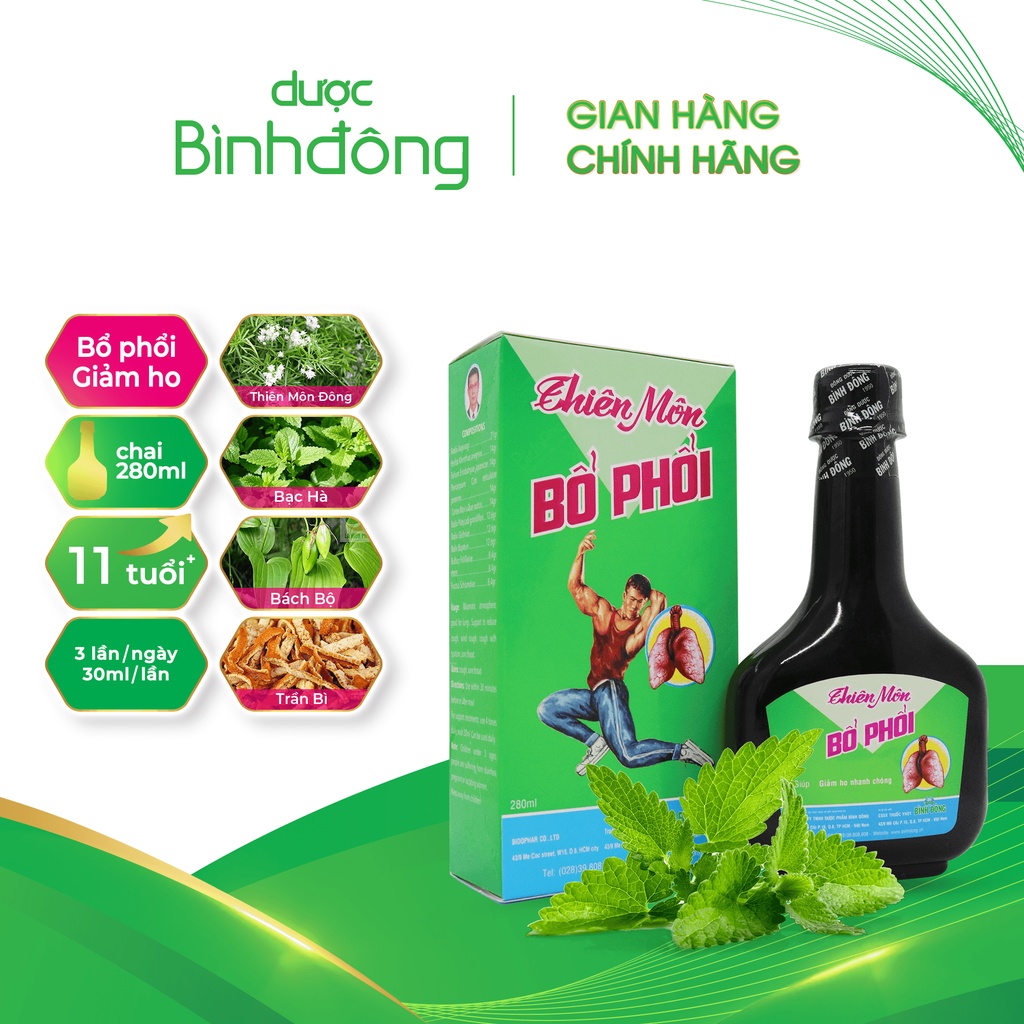 Thiên môn bổ phổi cho người lớn 280ml