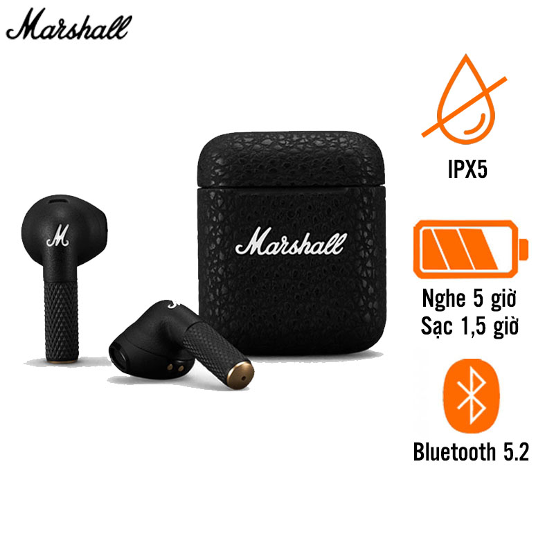 { Hàng Chính Hãng } Tai nghe Nhét Tai , Tai Nghe Bluetooth ALOHA MS - Minor 3 , Tai Nghe True Wireless ALOHA MS - Minor 3 , Âm bass mạnh mẽ, Chống ồn ANC, Chuẩn âm thanh,kháng nước tốt,chuẩn chống nước IPX5 , Tích Hợp Android & IOS - BH 1 NĂM.