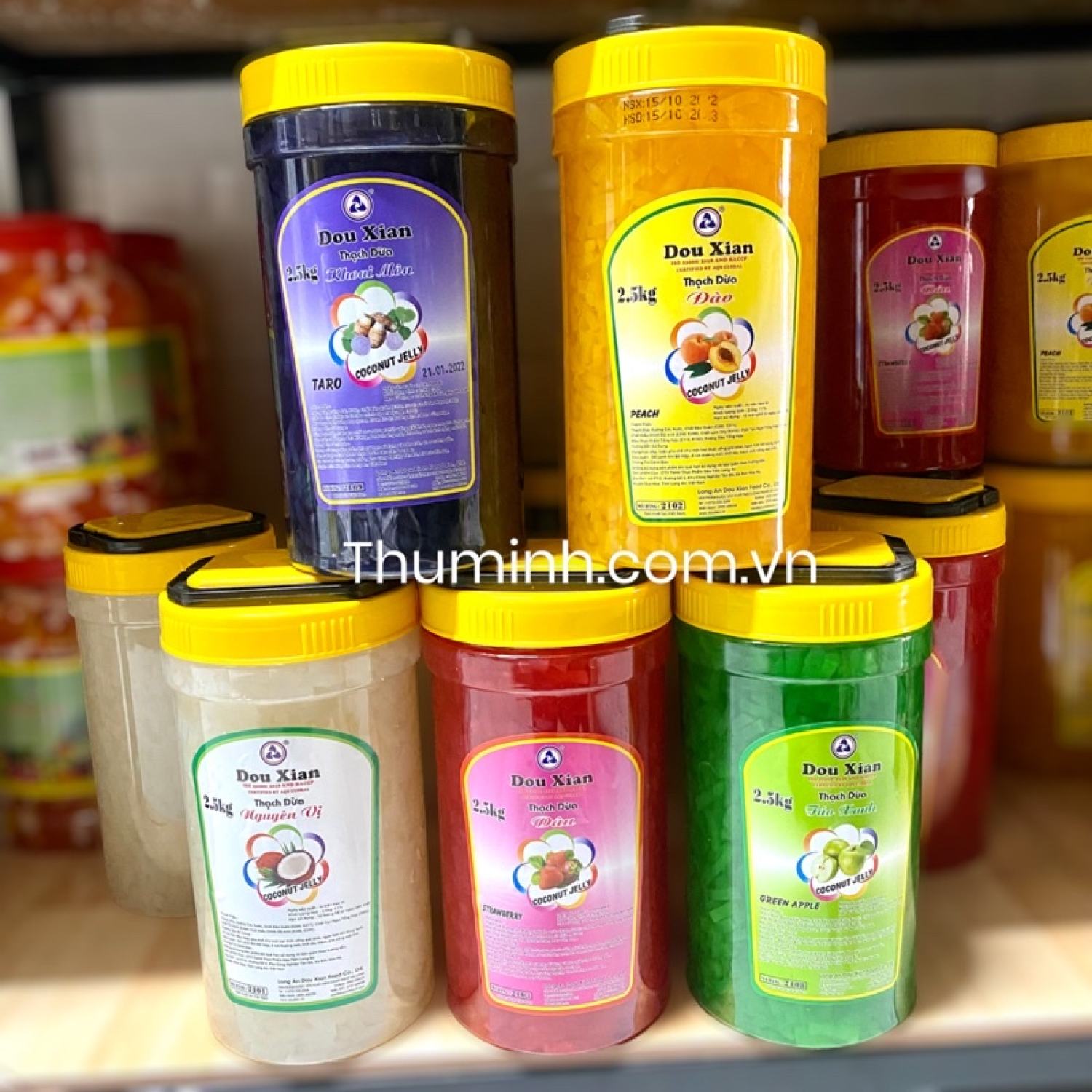 Thạch Dừa Douxian Hàng Huy Hộp 2.5kg