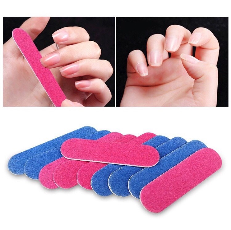 ( Combo 5) Dũa móng tay mini hỗ trợ làm móng tiện dụng
