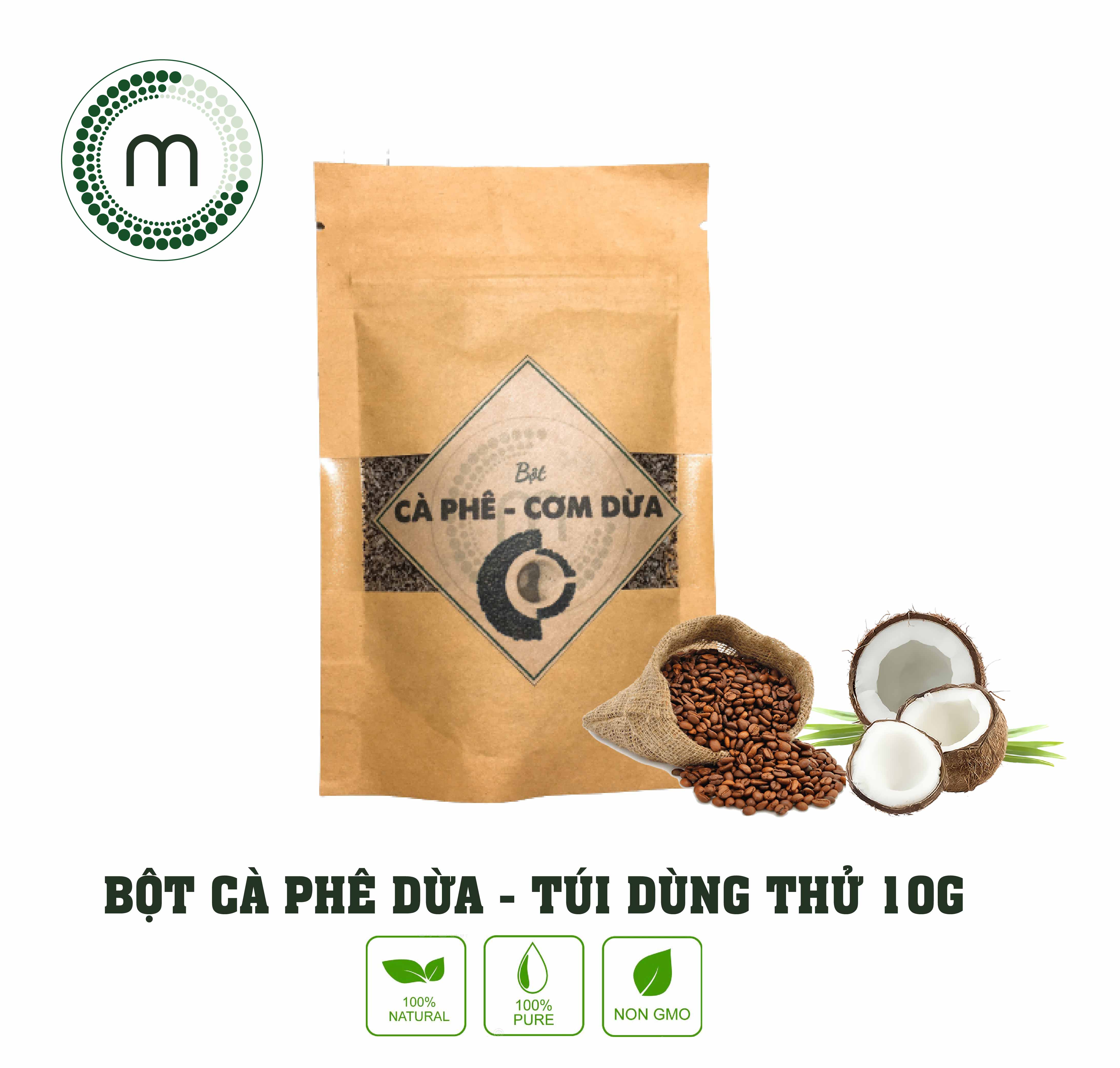 Coconut coffee powder for face mask