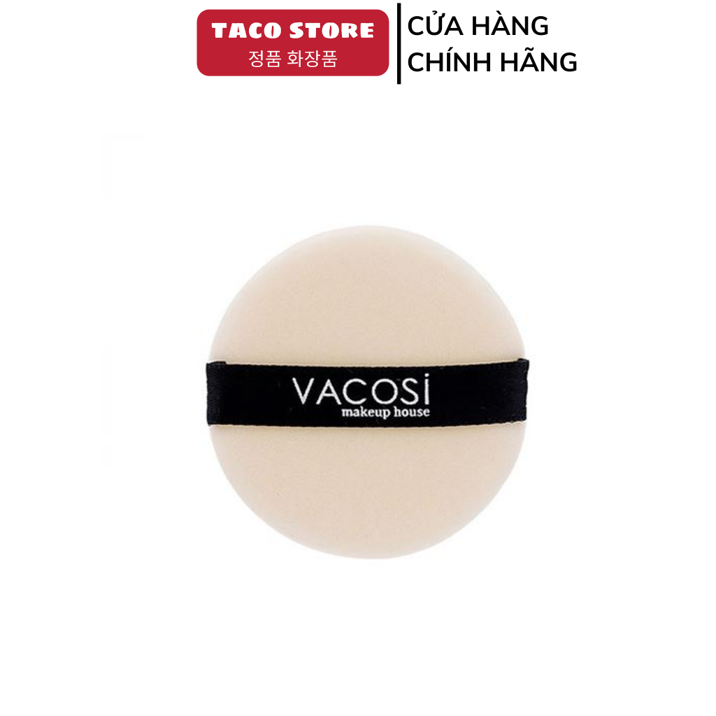 Bông phấn cotton khô tròn vacosi bp20