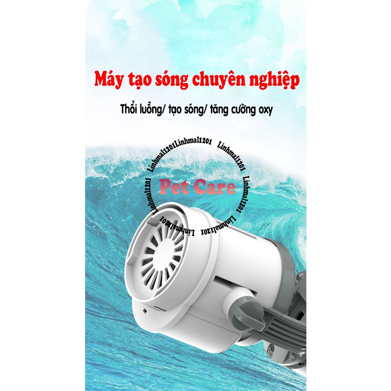 Thổi luồng tạo sóng cho bể cá XVA