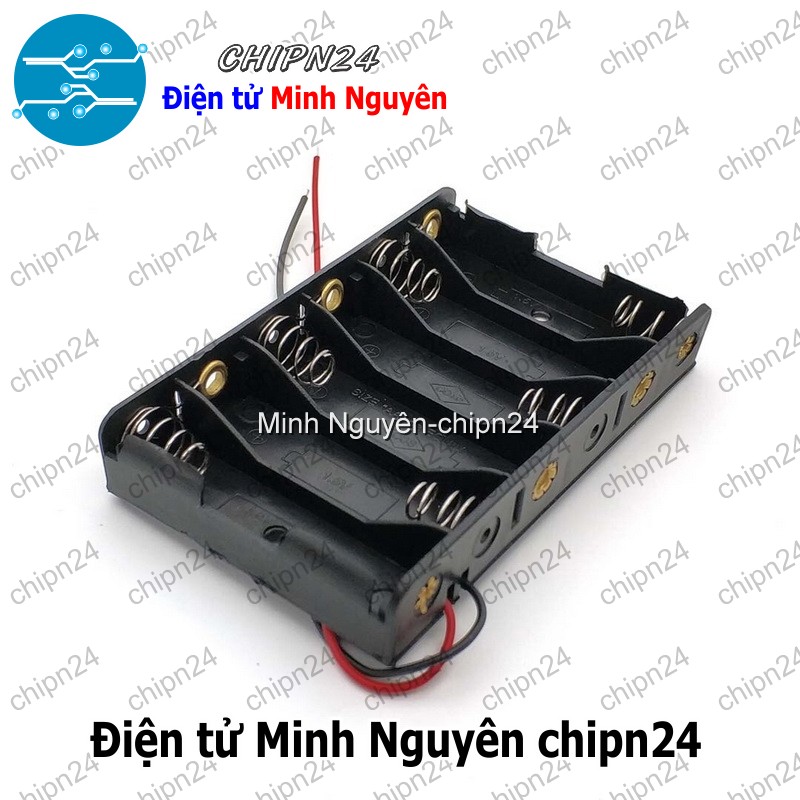 [1 cái] (C5) Hộp Đế pin 6 viên AA - HH000596
