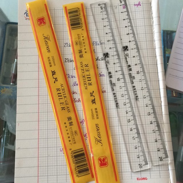 1 Cây thước khắc 20-30cm