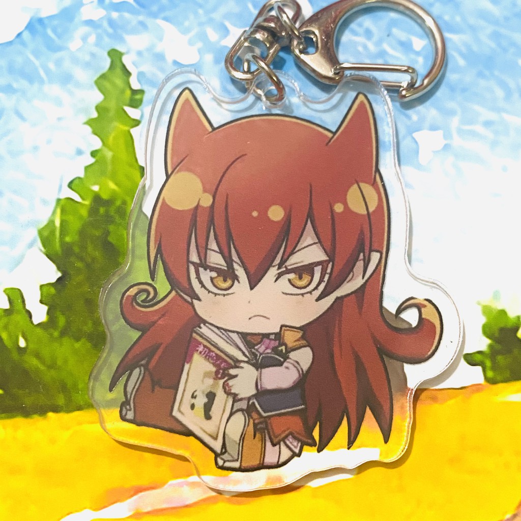 ( Mica trong acrylic ) Móc khóa xinh xắn in hình Mairimashita! Iruma-kun IRUMA GIÁ ĐÁO! anime chibi xinh xắn độc đáo