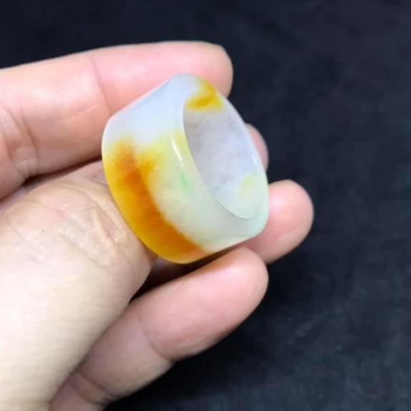 [HCM]NHẪN CÀN LONG NGỌC CẨM THẠCH TỨ QUÝ