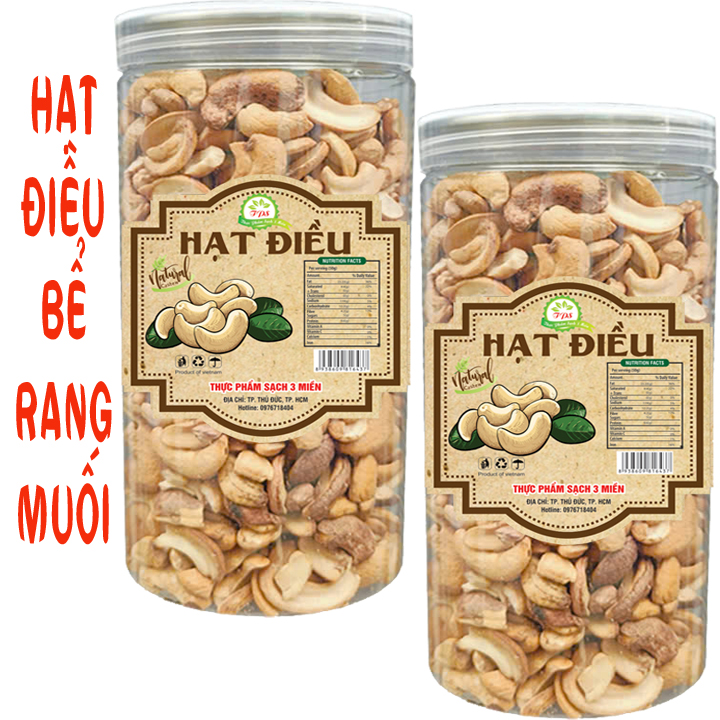 HẠT ĐIỀU RANG MUỐI LOẠI B - ĐIỀU VỠ HIỆU TPS
