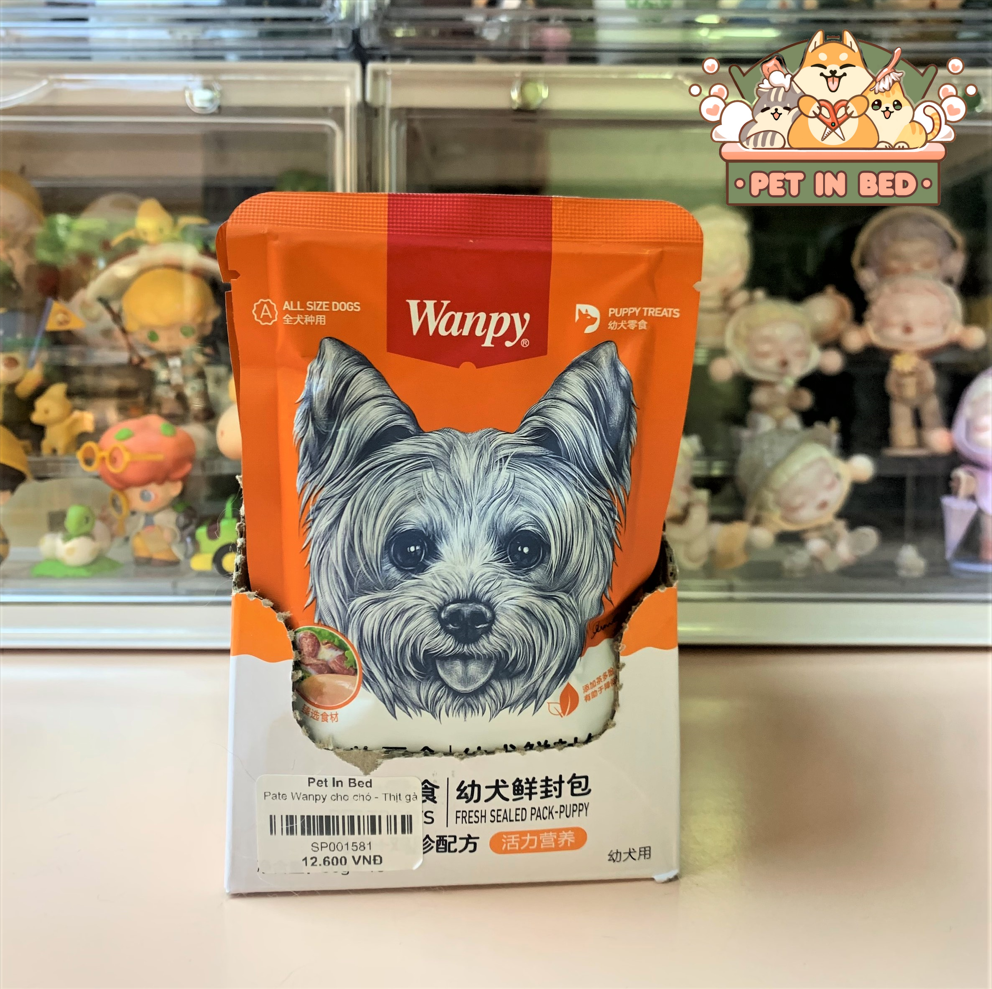 Wanpy (80g)/ Pate gói Wanpy dành cho cún cưng nội địa Trung