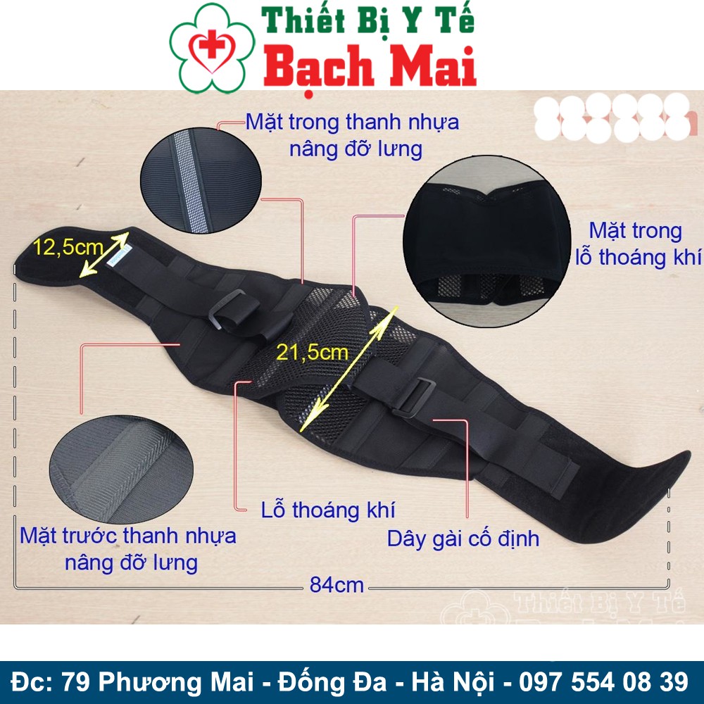 Đai Lưng Nhật Bản Pro Hard Slim Bonbone - sz m 68-85