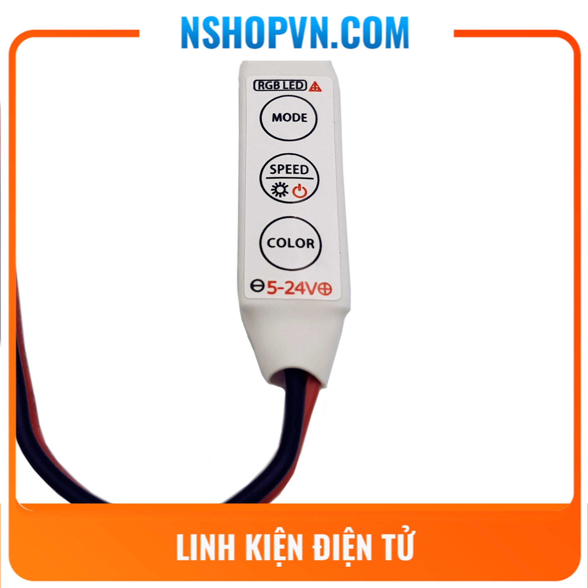 Mạch điều khiển led rgb 5-24vdc