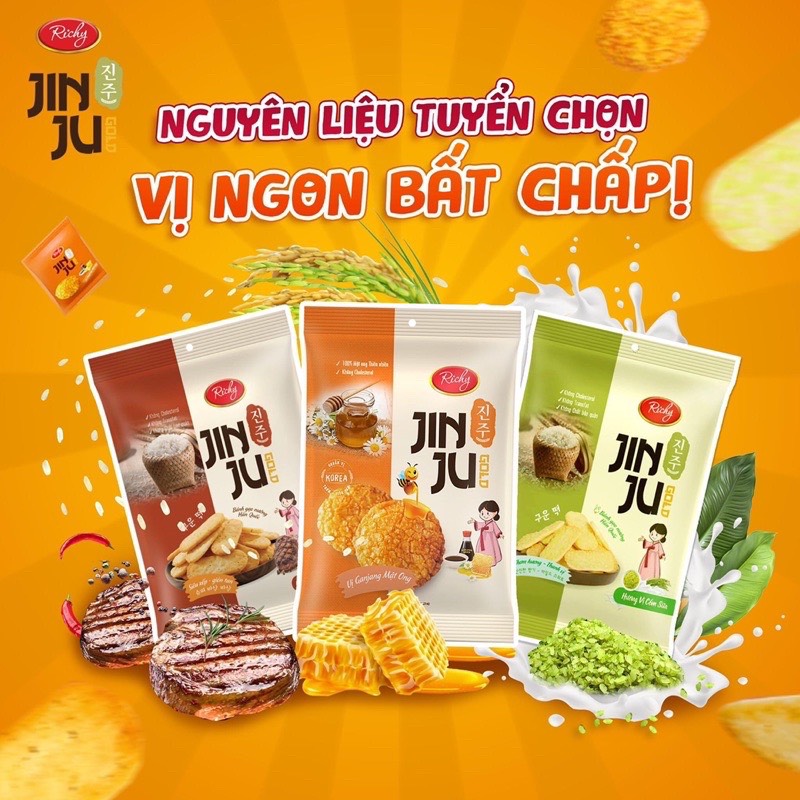 Bánh gạo JinJu các vị 134.4g