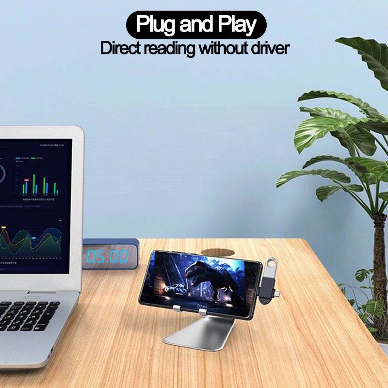 OTG USB 3.0 Type C Micro Android 2 In 1 Multifunction , Peripheral Connection With Android Phone Keyboard Mouse Handle OTG adapter cable
