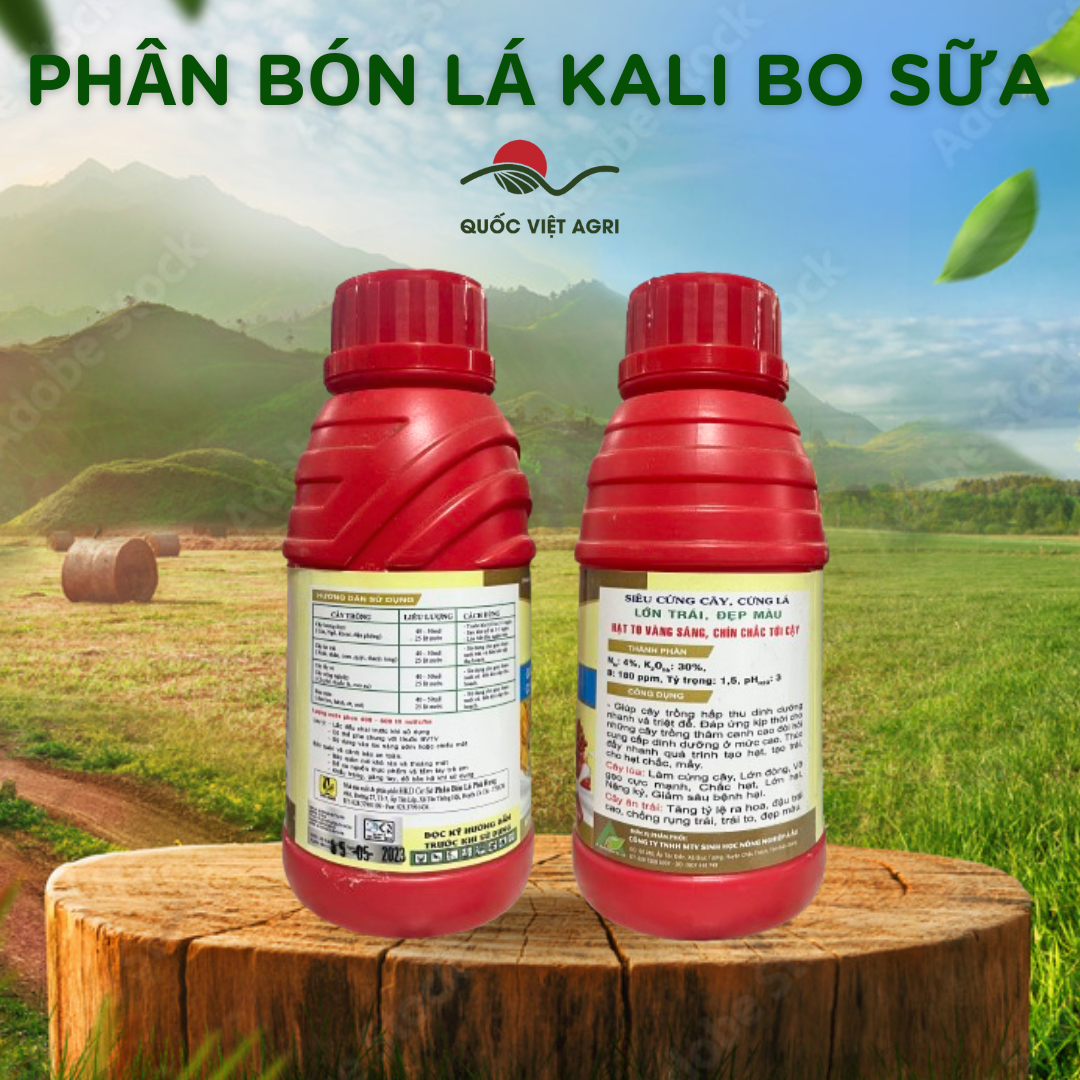 Phân Bón Lá Hỗn Hợp - KALI BO SỮA - 500ml