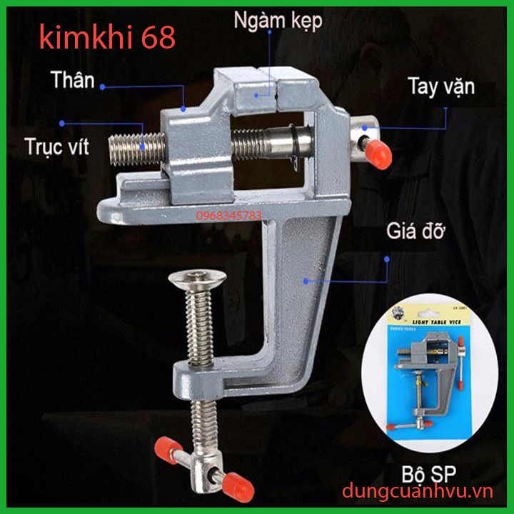 Ê tô kẹp bàn mini