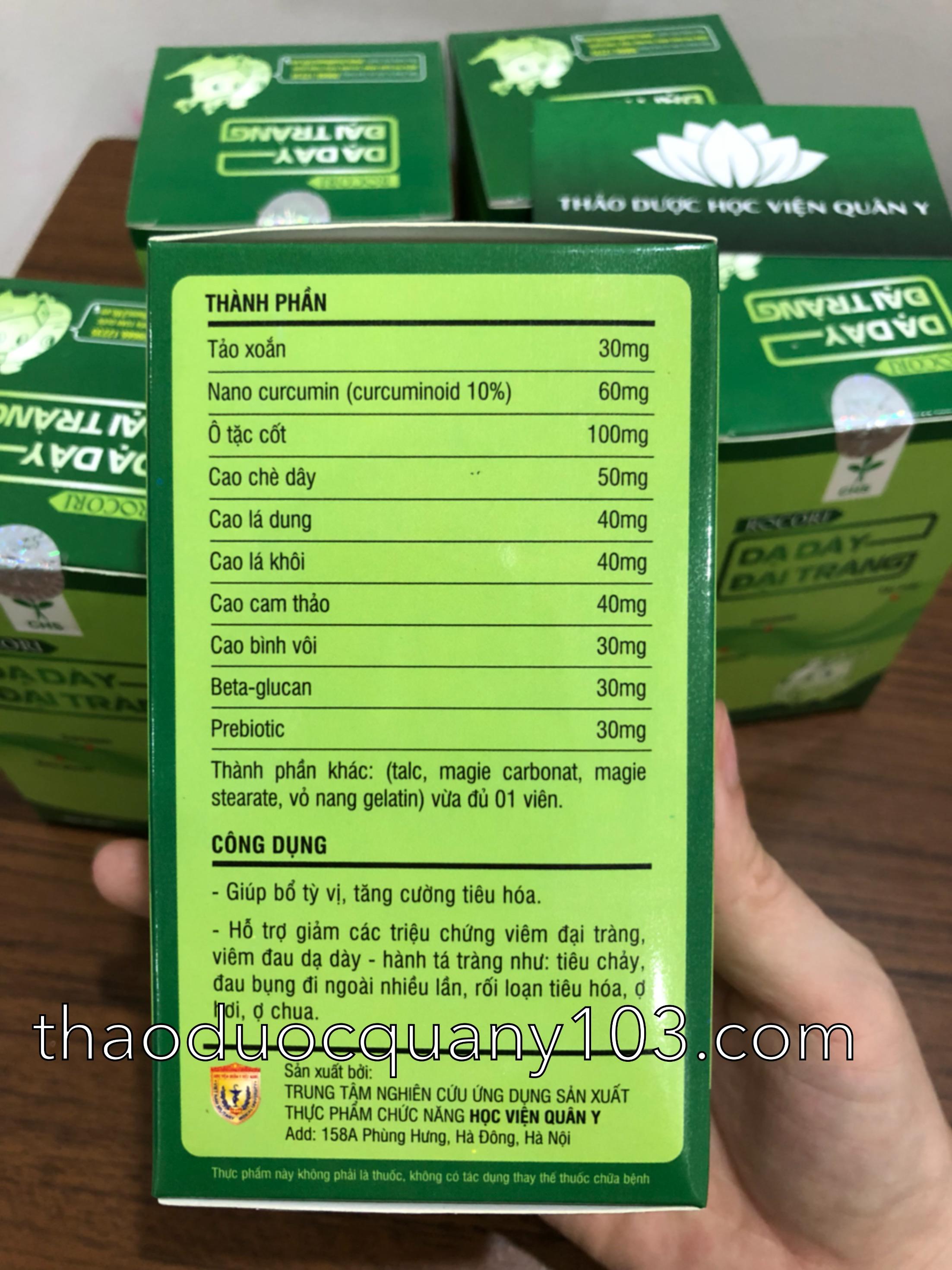 ROCORI Viên Dạ dày đại tràng - HVQY