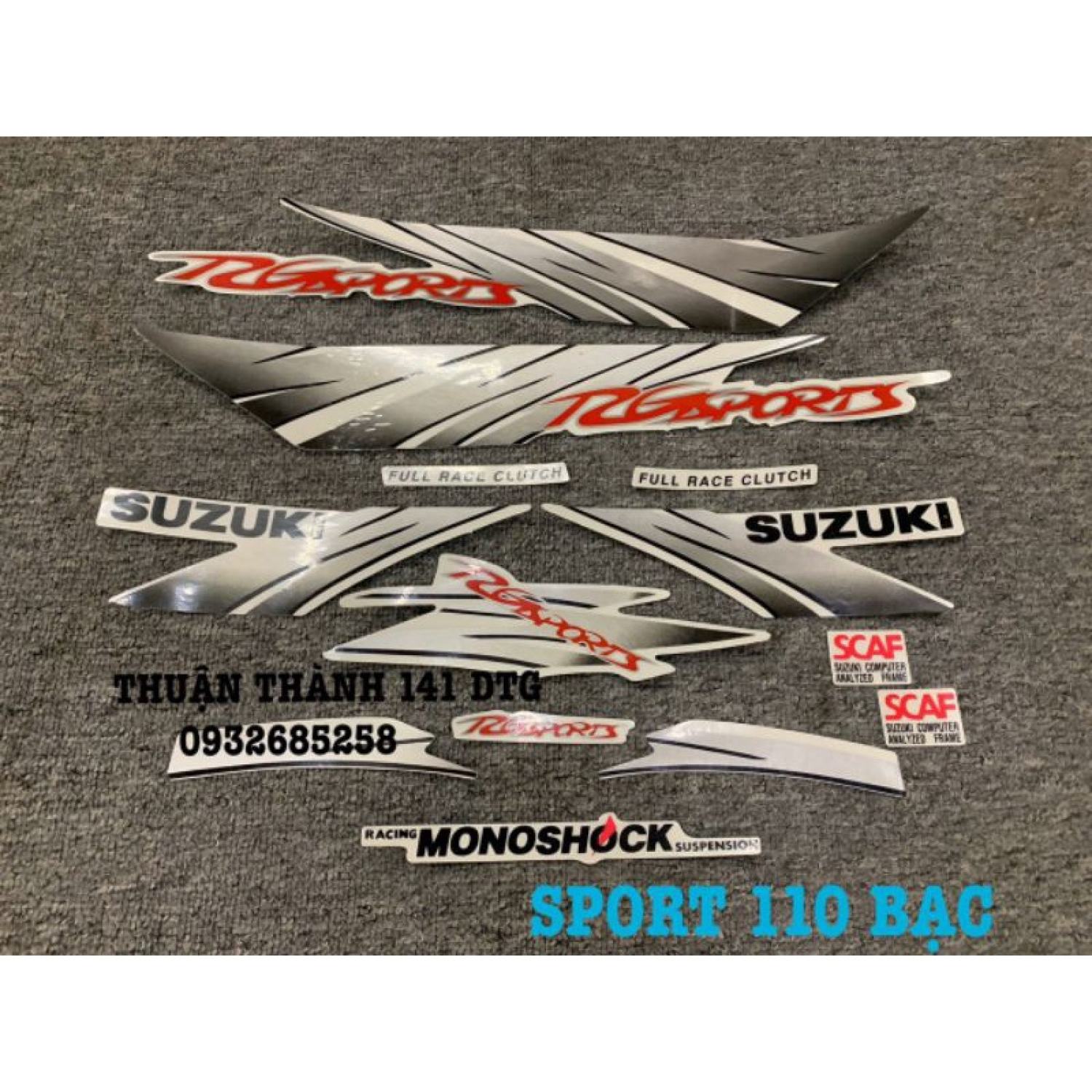 Tem sport 110 Xương Cá - Xipo