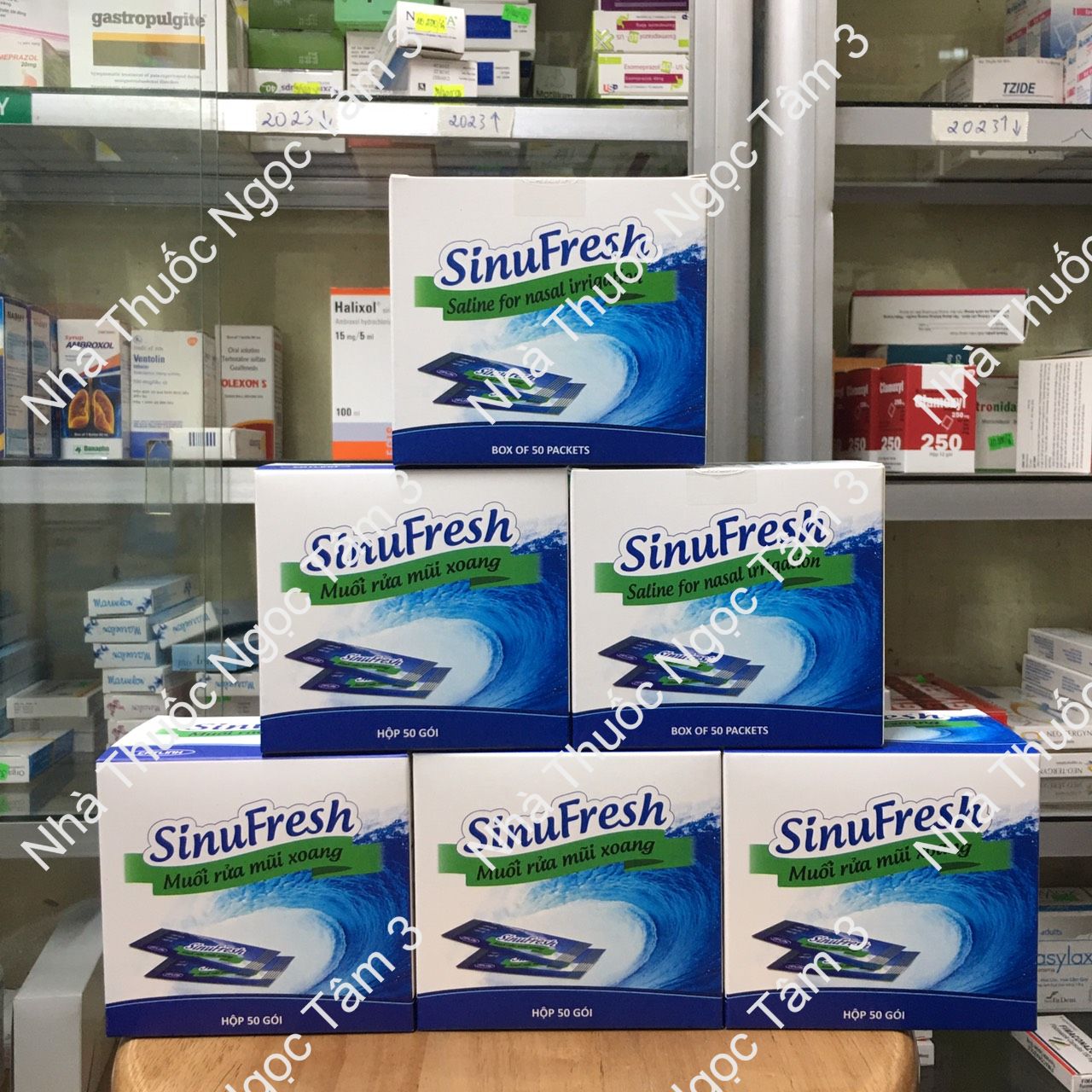 Muối rửa mũi xoang SinuFresh hộp 50 gói